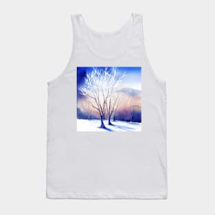 Sun on Winter Trees Tank Top